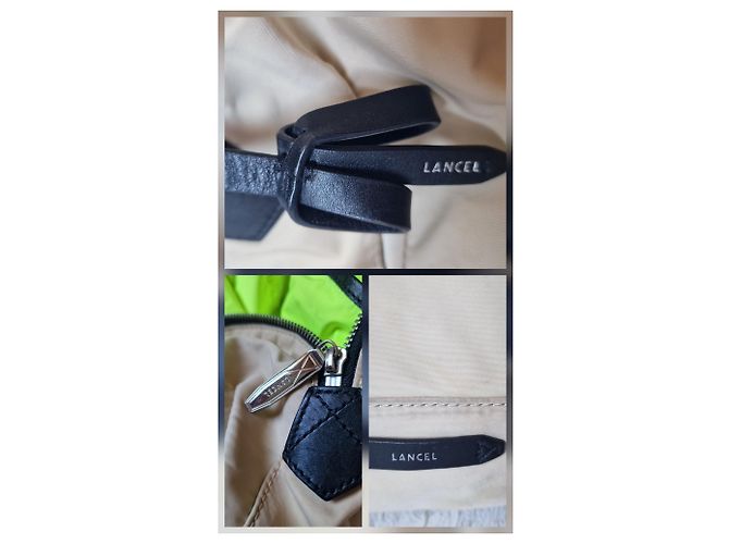 Lancel June Rucksack Schwarz Nylon - Ansicht 12