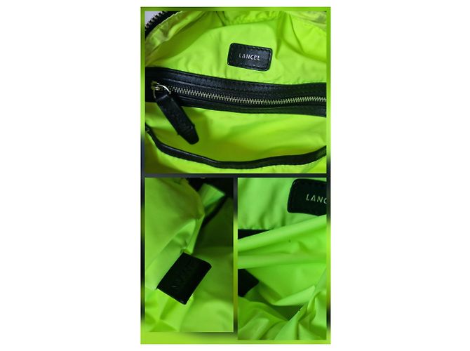 Lancel June Rucksack Schwarz Nylon - Ansicht 13