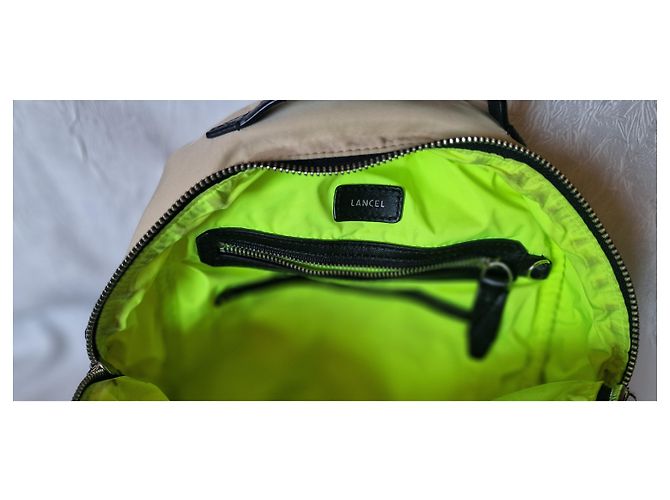 Lancel June Rucksack Schwarz Nylon - Ansicht 14