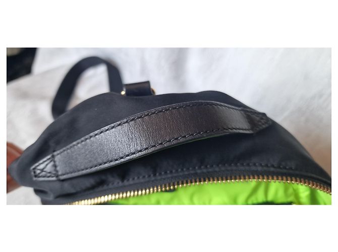Lancel June Rucksack Schwarz Nylon - Ansicht 22