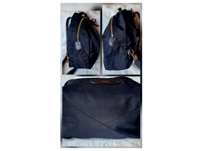Lancel June Rucksack Schwarz Nylon - Ansicht 7