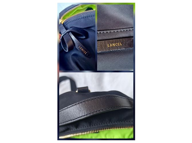 Lancel June Rucksack Schwarz Nylon - Ansicht 8
