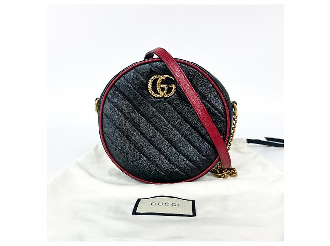 Gucci GG Marmont Round Matelasse Leather medium Multicolore - vista 2