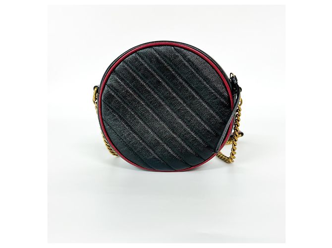 Gucci GG Marmont Round Matelasse Leather medium Multicolore - vista 3