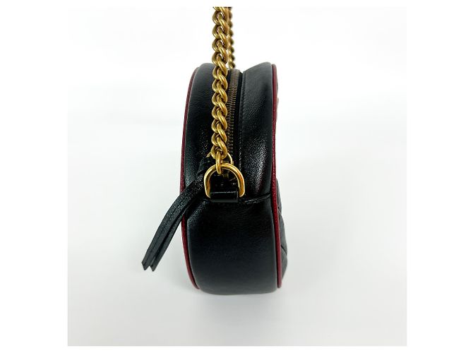 Gucci GG Marmont Round Matelasse Leather medium Multicolore - vista 4