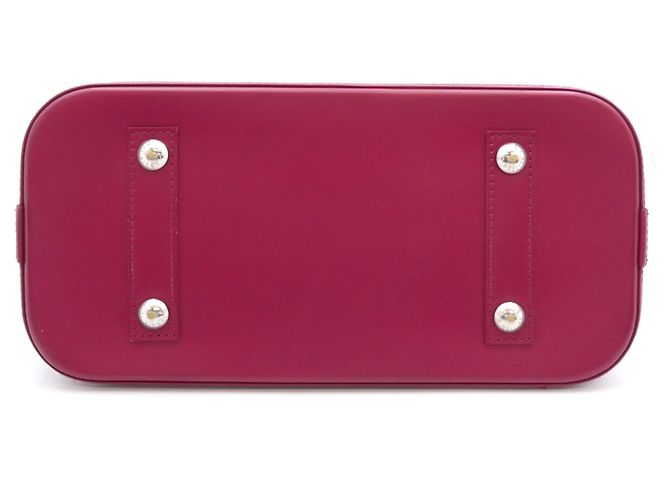 Borsa Louis Vuitton Alma in pelle Epi PM Bordò - vista 5