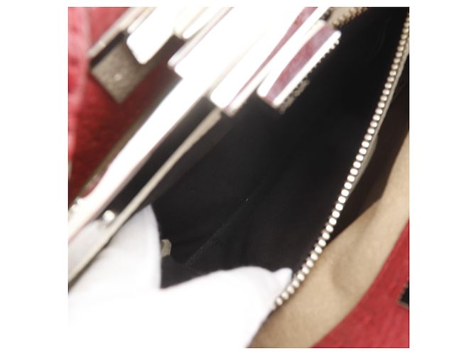 Borsa Fendi Peekaboo Medium Rosso - vista 8