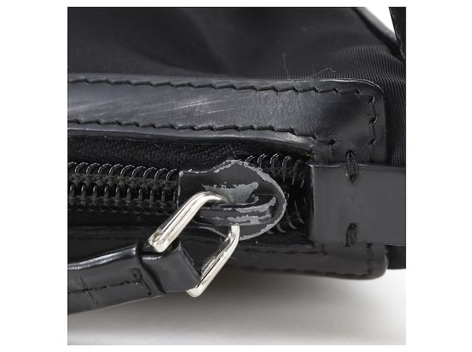 Borsa a tracolla in nylon Prada BR3212 Nero - vista 10