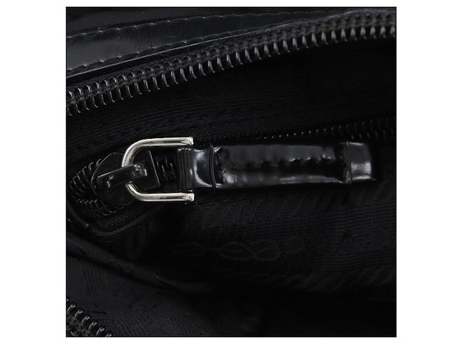 Borsa a tracolla in nylon Prada BR3212 Nero - vista 11