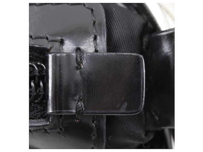 Borsa a tracolla in nylon Prada BR3212 Nero - vista 12