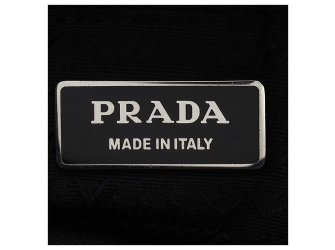 Borsa a tracolla in nylon Prada BR3212 Nero - vista 16