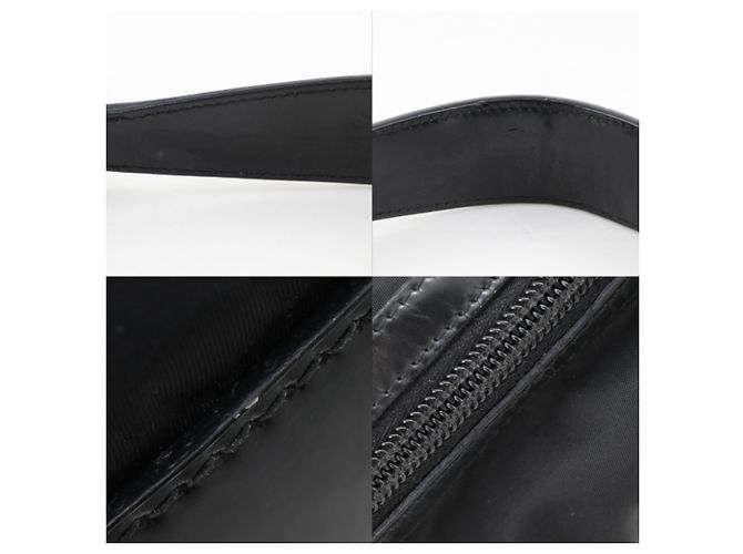 Borsa a tracolla in nylon Prada BR3212 Nero - vista 8