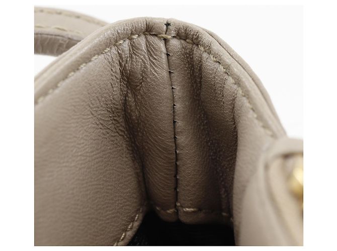 Borsa a tracolla in agnello beige Loewe - vista 13