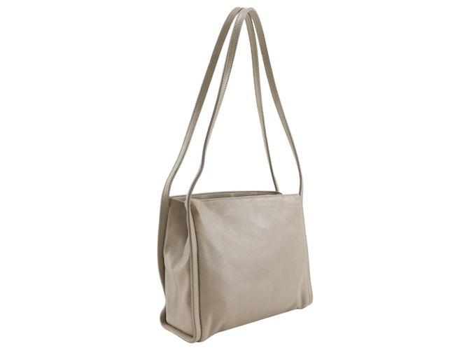 Borsa a tracolla in agnello beige Loewe - vista 3