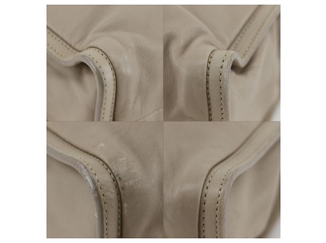 Borsa a tracolla in agnello beige Loewe - vista 4