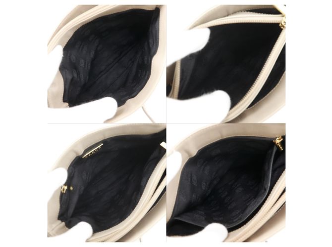 Borsa a tracolla in agnello beige Loewe - vista 5