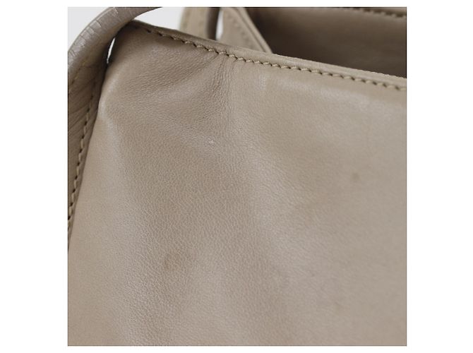 Borsa a tracolla in agnello beige Loewe - vista 9