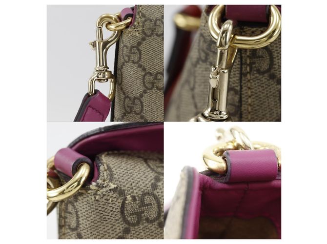 Gucci 2-Way Schultertasche Braun - Ansicht 15