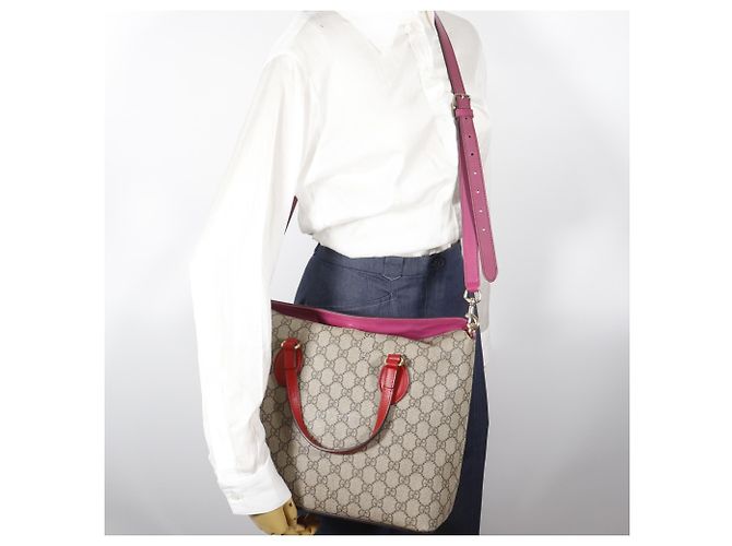 Gucci 2-Way Schultertasche Braun - Ansicht 18
