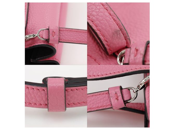 Borsa Salvatore Ferragamo Gancini Rosa - vista 13