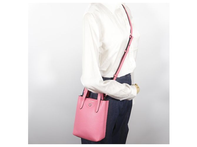 Borsa Salvatore Ferragamo Gancini Rosa - vista 17