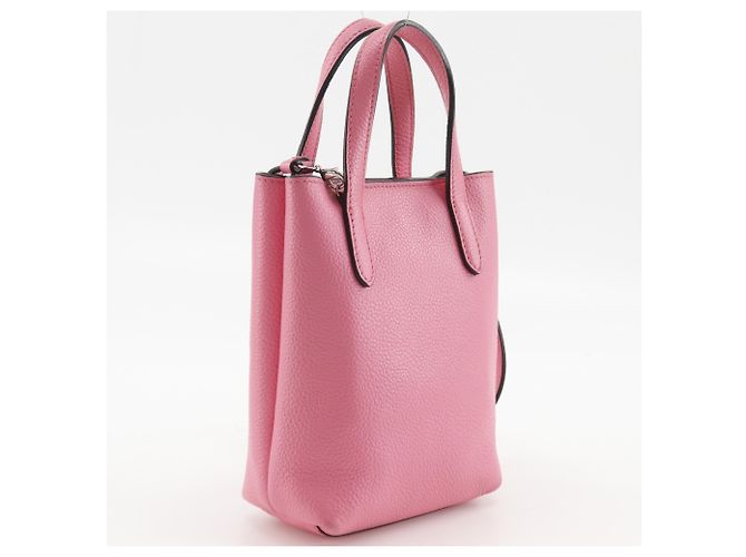 Borsa Salvatore Ferragamo Gancini Rosa - vista 3