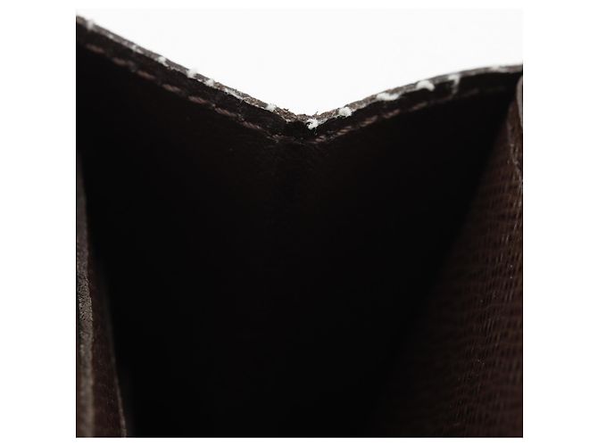 Cartera Louis Vuitton Portefeuille Sarah Long en lona Damier marrón - vista 11