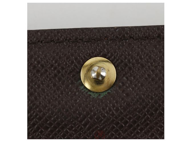 Cartera Louis Vuitton Portefeuille Sarah Long en lona Damier marrón - vista 13