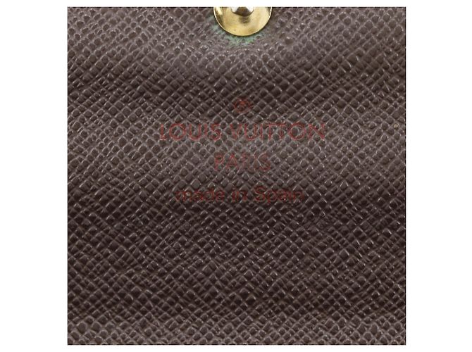 Cartera Louis Vuitton Portefeuille Sarah Long en lona Damier marrón - vista 15