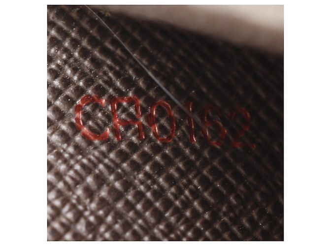 Cartera Louis Vuitton Portefeuille Sarah Long en lona Damier marrón - vista 16