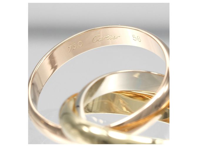 Anello Trinity di Cartier in oro 18K - vista 4