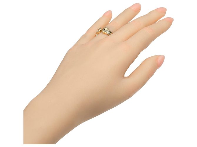 Anello Cartier 2C tricolore - vista 2