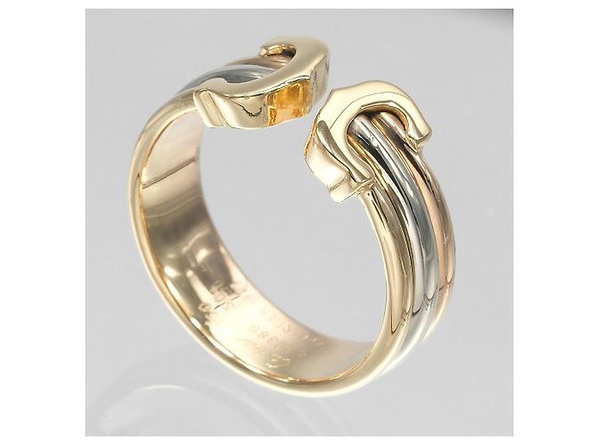 Anello Cartier 2C tricolore - vista 3