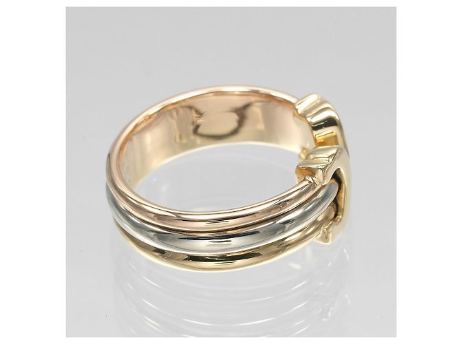 Anello Cartier 2C tricolore - vista 7