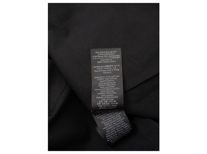 Tory Burch Túnica de algodón negro - vista 3