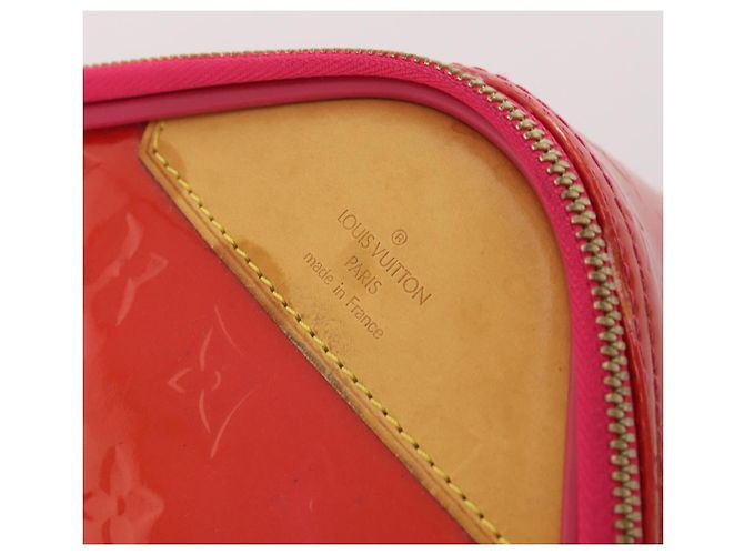 LOUIS VUITTON Monogram Vernis Pegas 45 Valigia Rose Pop M93713 LV Auth 178376 Rosa - vista 10