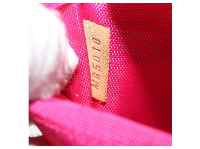LOUIS VUITTON Monogram Vernis Pegas 45 Valigia Rose Pop M93713 LV Auth 178376 Rosa - vista 12