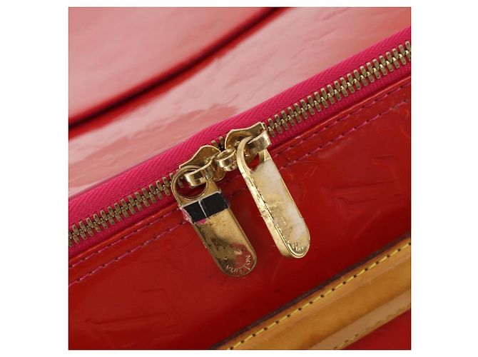 LOUIS VUITTON Monogram Vernis Pegas 45 Valigia Rose Pop M93713 LV Auth 178376 Rosa - vista 21