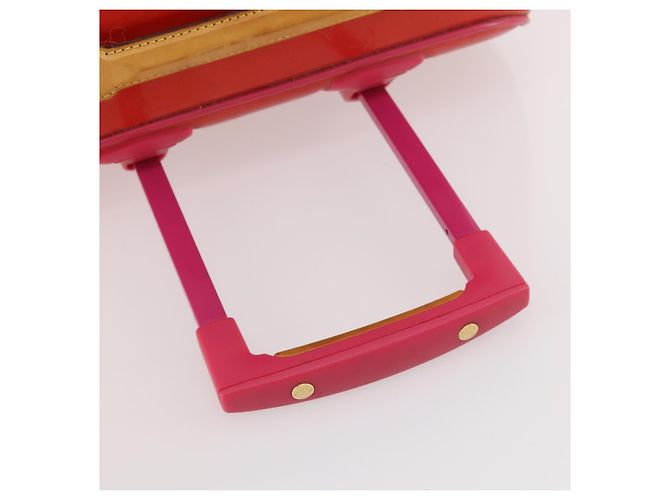 LOUIS VUITTON Monogram Vernis Pegas 45 Valigia Rose Pop M93713 LV Auth 178376 Rosa - vista 7