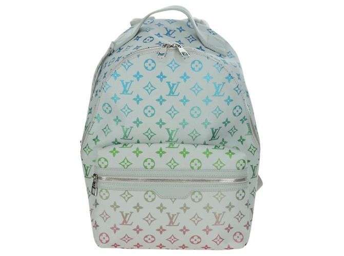 LOUIS VUITTON Zaino Monogram Iridescent Discovery Grigio M14184 Auth 179853SAM Marrone - vista 13