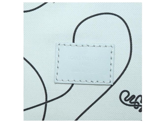 LOUIS VUITTON Zaino Monogram Iridescent Discovery Grigio M14184 Auth 179853SAM Marrone - vista 25