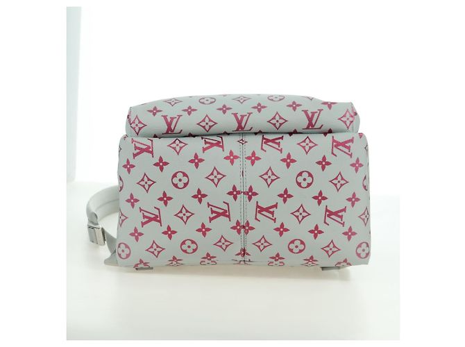 LOUIS VUITTON Zaino Monogram Iridescent Discovery Grigio M14184 Auth 179853SAM Marrone - vista 5