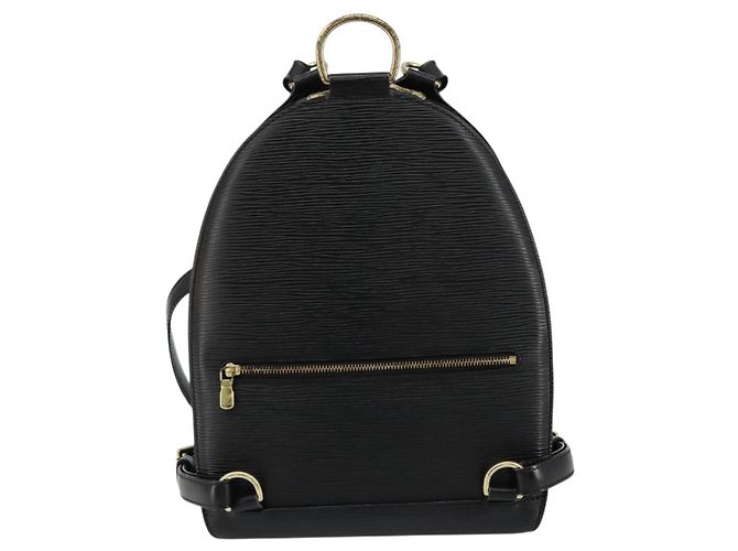 Zaino LOUIS VUITTON Epi Mabillon Nero M52232 LV Auth 179576 - vista 2
