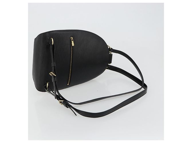 Zaino LOUIS VUITTON Epi Mabillon Nero M52232 LV Auth 179576 - vista 9