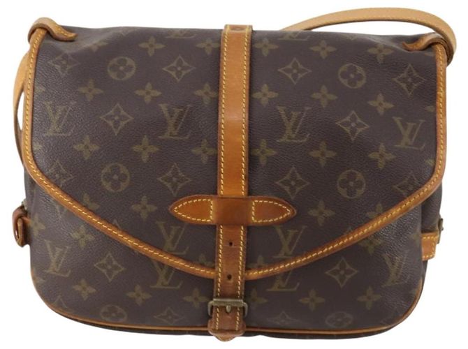LOUIS VUITTON Borsa a Spalla Monogram Saumur 30 M42256 LV Auth 179755 Monogramma - vista 13