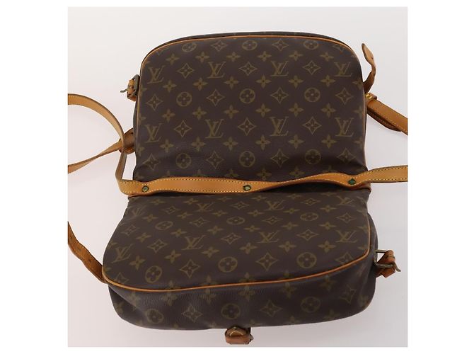 LOUIS VUITTON Borsa a Spalla Monogram Saumur 30 M42256 LV Auth 179755 Monogramma - vista 19