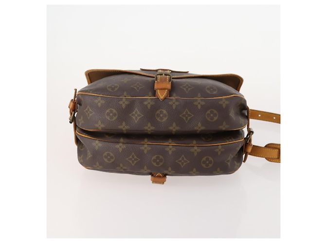 LOUIS VUITTON Borsa a Spalla Monogram Saumur 30 M42256 LV Auth 179755 Monogramma - vista 5