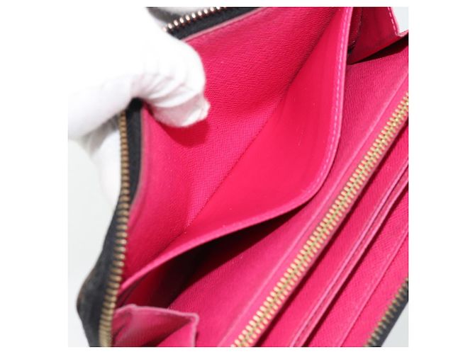 LOUIS VUITTON Monogram Multicolor Zippy Wallet Black M60243 LV Auth BA12982 Nero - vista 17