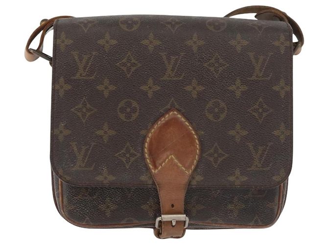 LOUIS VUITTON Monogram Cartouchiere MM Borsa a tracolla M51253 LV Auth 180623 Monogramma - vista 13