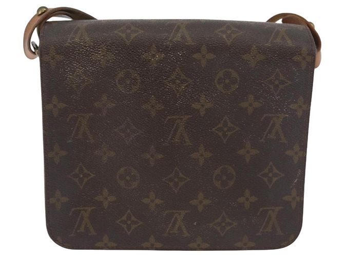 LOUIS VUITTON Monogram Cartouchiere MM Borsa a tracolla M51253 LV Auth 180623 Monogramma - vista 2